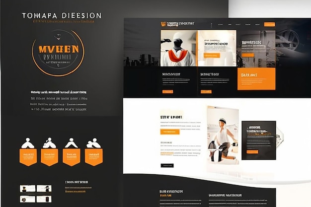 Website template design