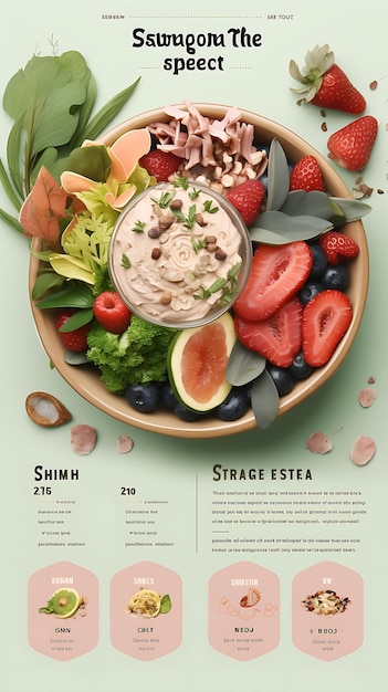 Website of a vegan restaurant featuring a sustainable sn website layout concept insane ideas