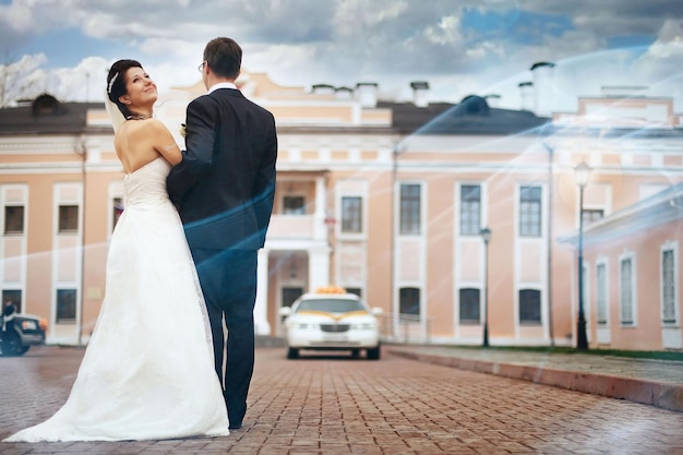 wedding in an ancient house