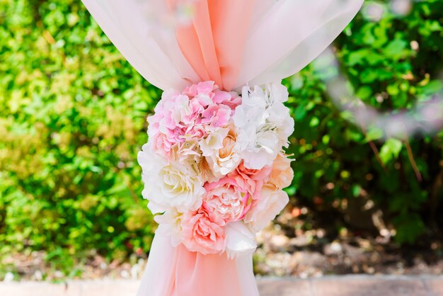 Wedding arch and wedding decor.