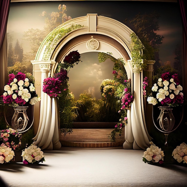 Wedding Backdrop Wallpaper