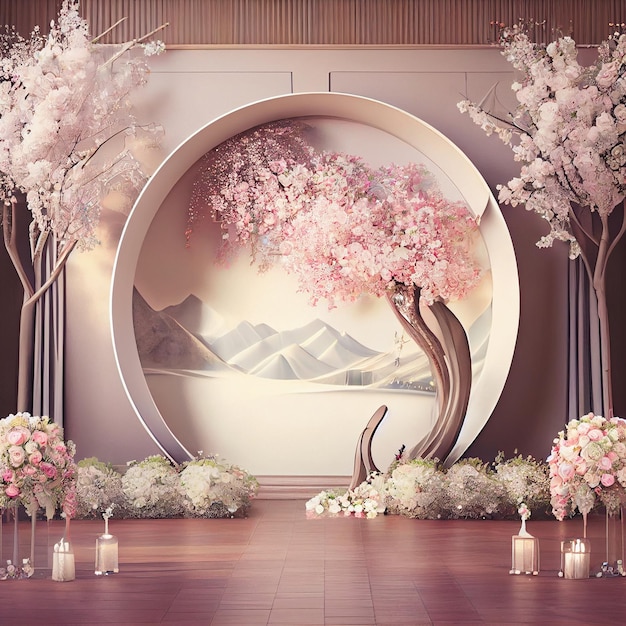 Wedding Backdrop Wallpaper