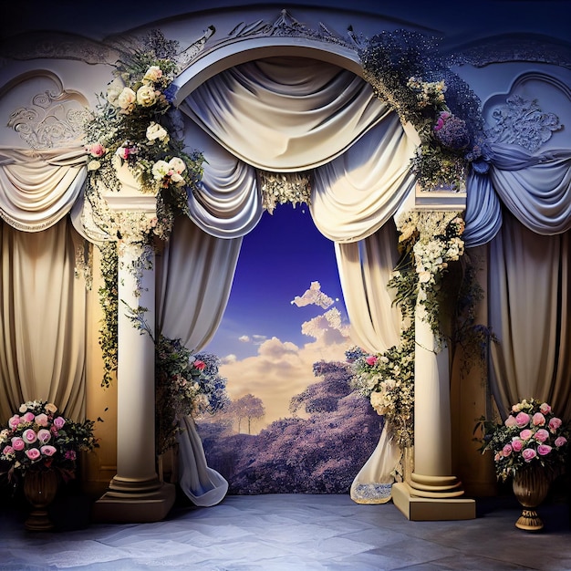 Wedding Backdrop Wallpaper