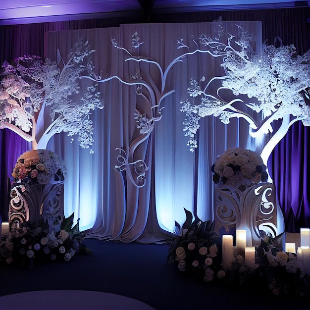 Wedding Backdrop Wallpaper