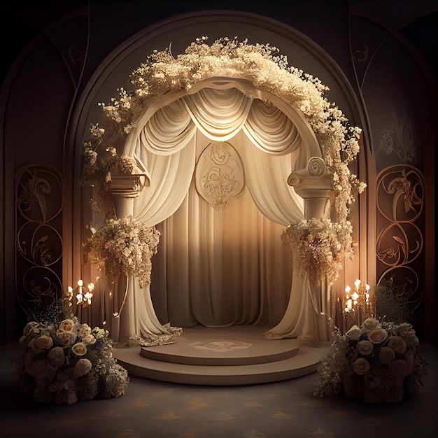 Wedding Backdrop Wallpaper