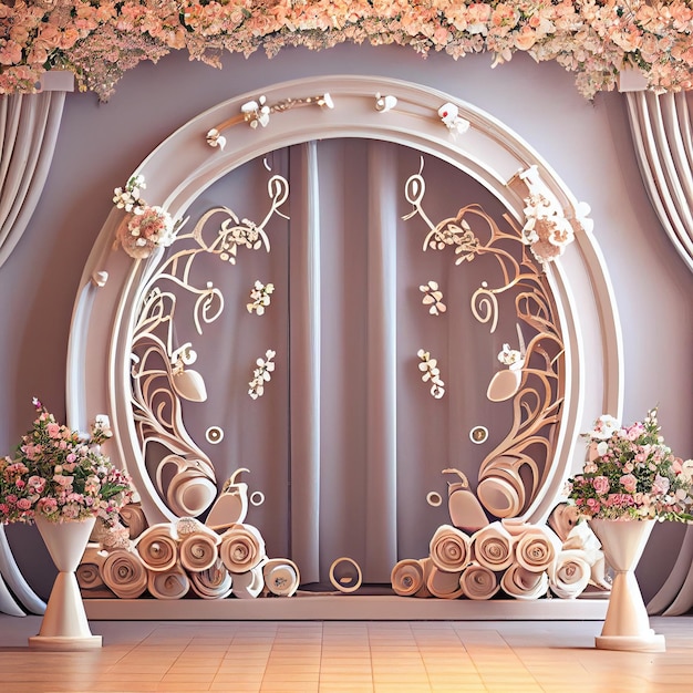 Wedding Backdrop Wallpaper