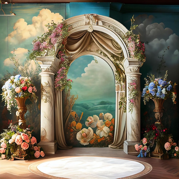 Wedding Backdrop Wallpaper