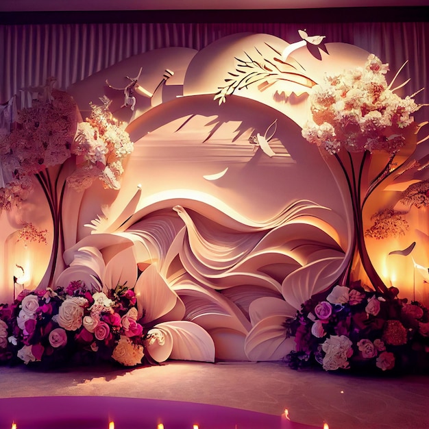 Wedding Backdrop Wallpaper