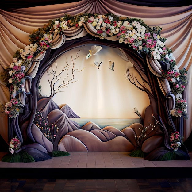 Wedding Backdrop Wallpaper