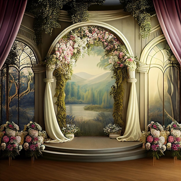 Wedding Backdrop Wallpaper