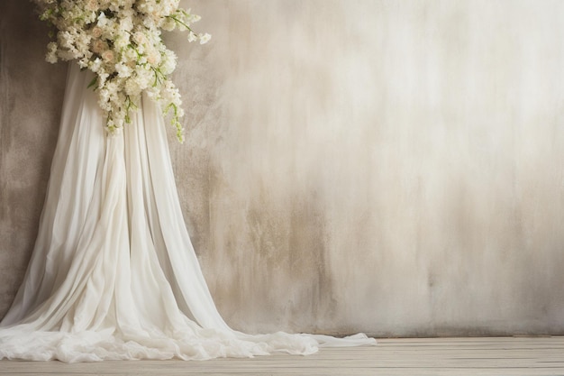 Photo wedding background and blank space