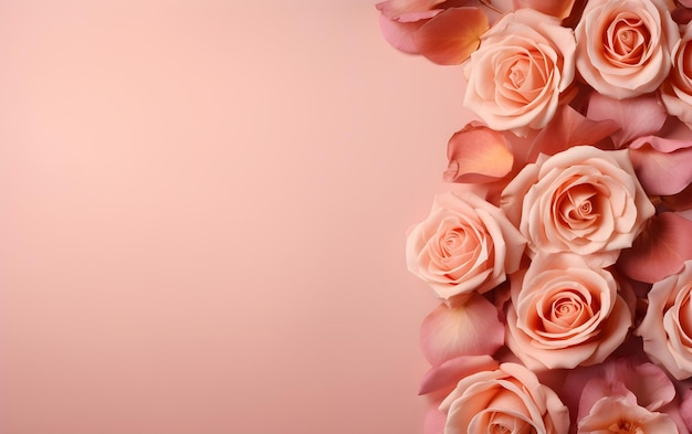 wedding background simple with flowers