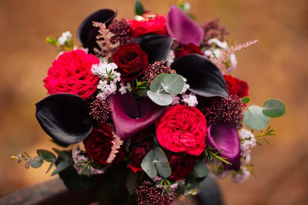 Wedding bouquet of the bride