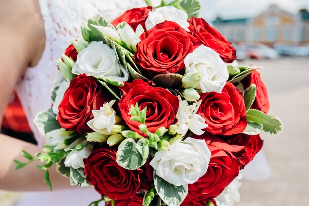 Wedding bouquet of the bride