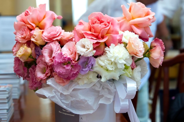 Wedding bouquet donated by the groom