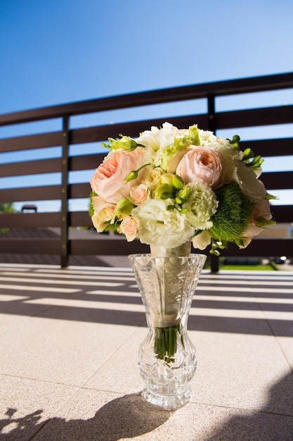 Wedding bouquet flowers roses beautiful bouquet