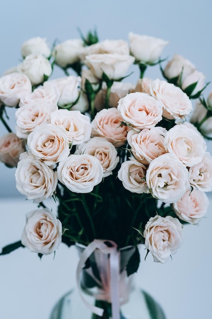 wedding bouquet of roses