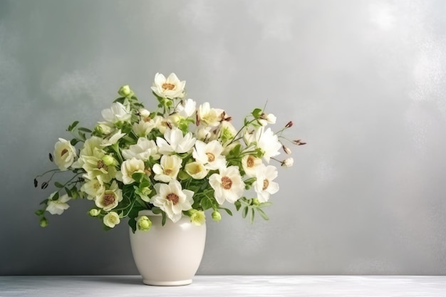 Wedding bouquet vase Generate Ai