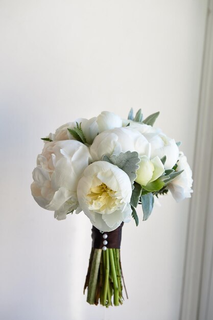 white peony wedding