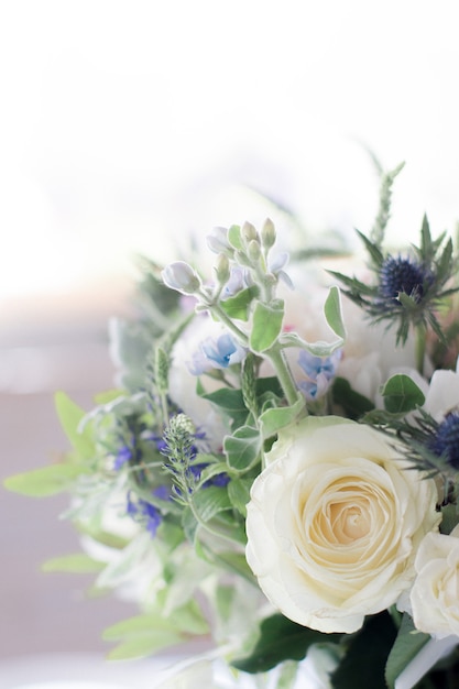 Wedding bouquet with rose