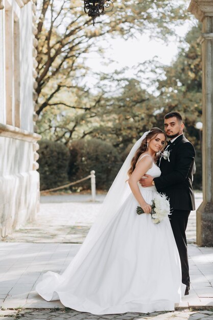 wedding, bride and groom together