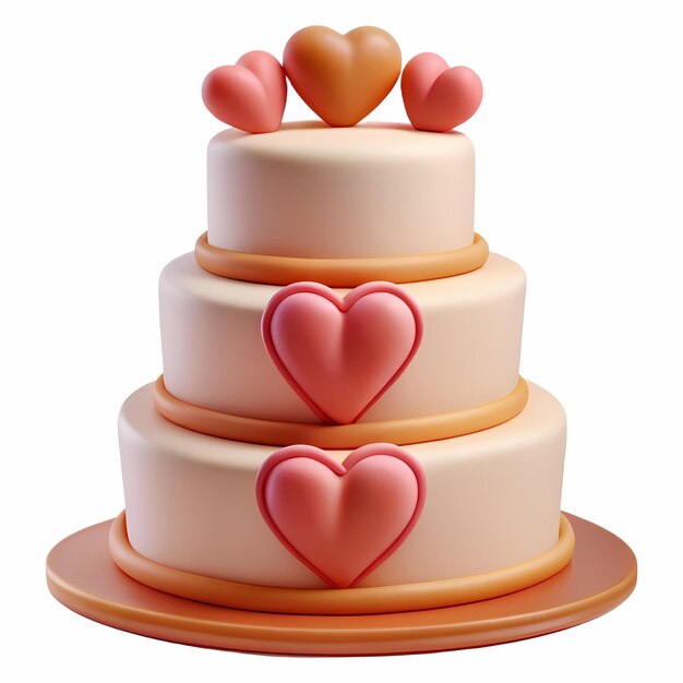 Wedding cake 3d