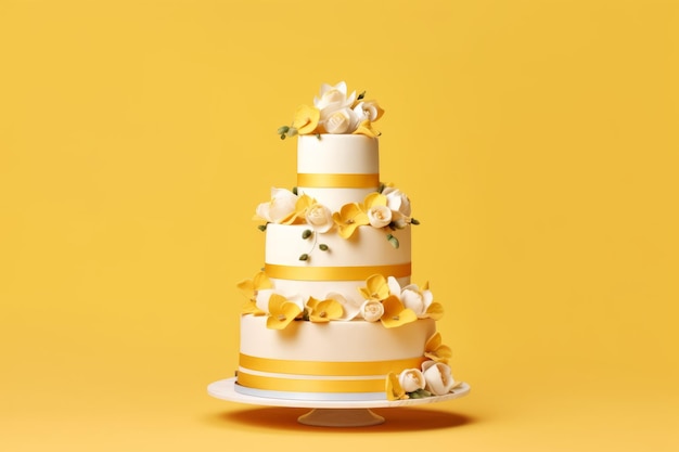 Wedding cake decoration Generate Ai
