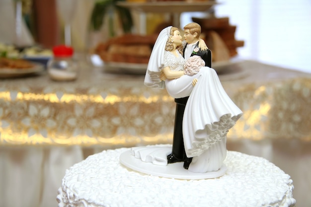 Photo wedding cake decoration