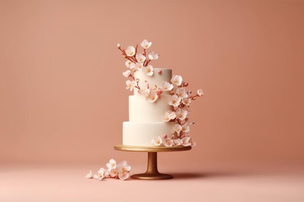 Wedding cake mockup Generate Ai