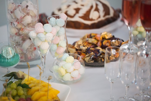 Wedding candy bar