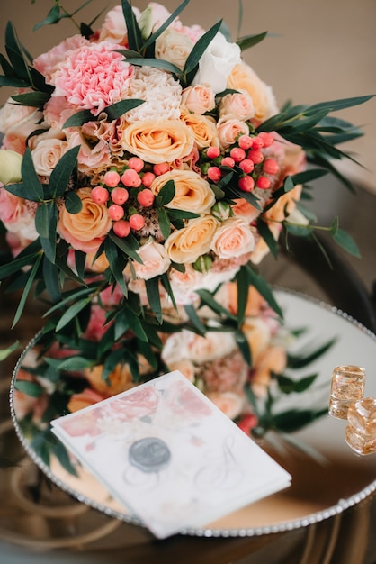 Wedding ceremony area, arch chairs decor