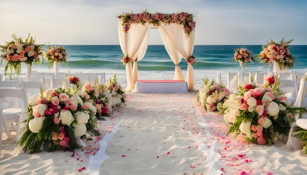 wedding ceremony on the beach