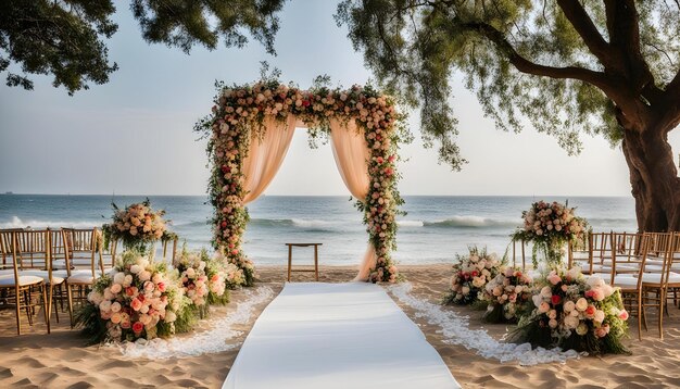 wedding ceremony on the beach