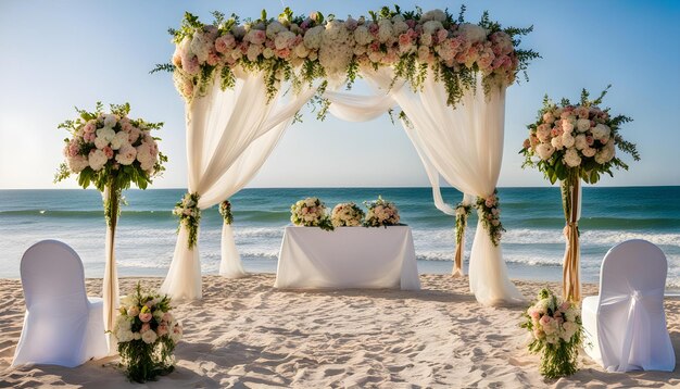 wedding ceremony on the beach