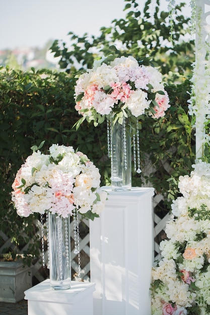 Wedding ceremony in the garden