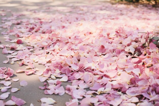 写真 結婚式のスペースは,吊るされた花の花冠で装飾されています.