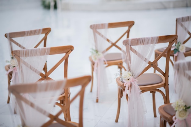 結婚式の椅子の装飾イベントチェア