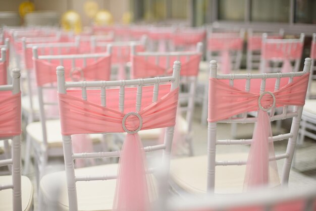 Photo wedding chair decoration event chair