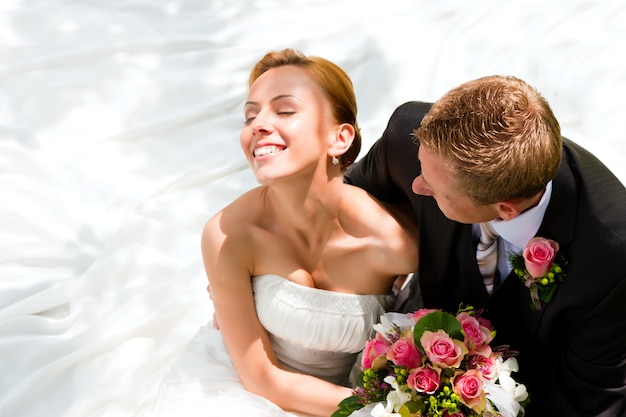 Wedding couple - bride and groom