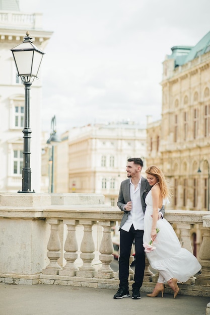 Wedding couple in Vienna