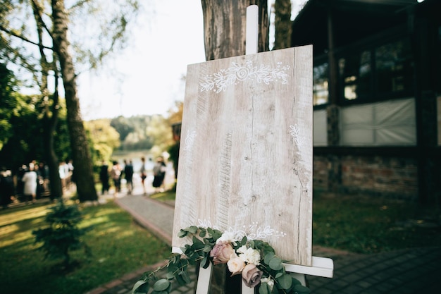 Wedding decor of handmade Wooden board wishesx9