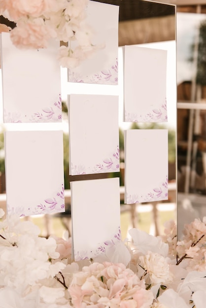 Foto decorazioni per matrimoni un bellissimo tavolo da pranzo decorato con fiori e spazio libero