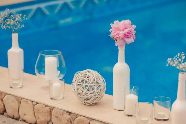 Wedding designer decoration in Greece style