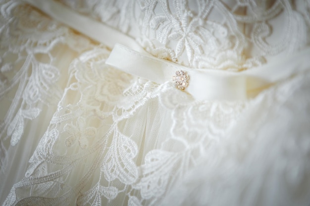 Photo wedding dress close up no color