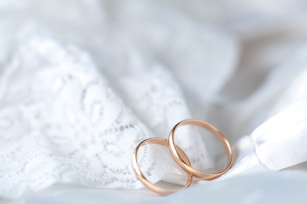 Wedding dress lace closeup