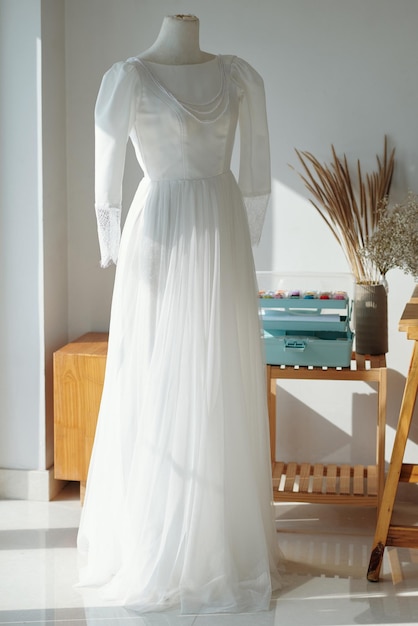 Wedding Dress on Mannequin