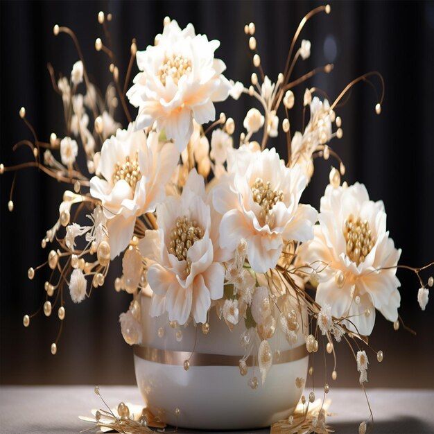 Wedding elegant bouquet Luxury flowers for marriage wedding event The brides festive bouquet