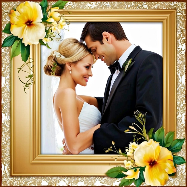 wedding frames vectors