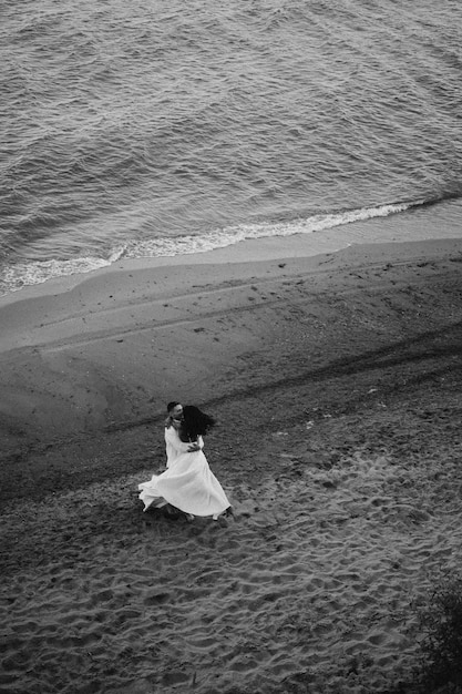 海での結婚式の写真