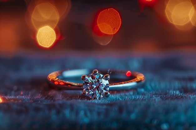 Wedding Ring with Diamond